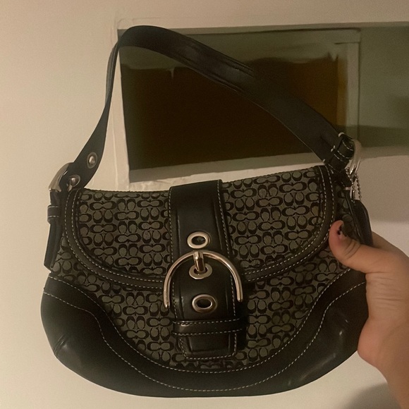 Coach Handbags - coach soho mini signature flap hobo handbag vintage y2k 2000s Core